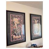 Pair of framed pictures