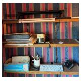 Keyboard, mouse, misc office supplies