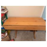 Wooden drop leaf table