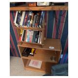 Bookcase, books
