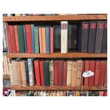 Middle 2 shelves of books