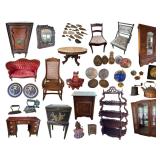 Collection of Antique & Modern Furniture, Pottery, Crystal & Glassware - Owensboro, KY