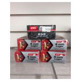 200 rds of 9mm; 50 rds of 40 S & W