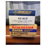 100 rds of 45 ACP