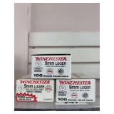 300 rds of Winchester 9mm