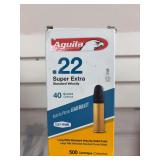500 rds of Aguila 22 cal ammo