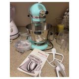 Kitchen Aid Mixer with attachments