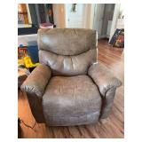 Faux leather rocker / recliner