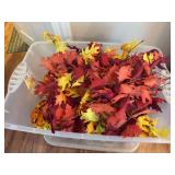 2 tubs of fall decor
