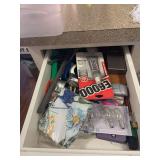 2 drawers of miscellaneous items and including large number of lighters