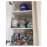 Contents of cabinet