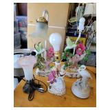 Hummingbird Lamps, Victorian-Style Courting Couple Lamp, Flamingo Musical Box