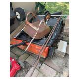 Agri Fab lawn sweep, utility wheel barrel