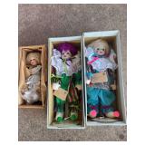 3 dolls: 2 Betty Jane Carter dolls 1  Boyd doll