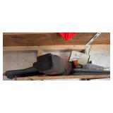 Senco air nailer, clamp, screws