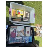 Large lot of hard back books