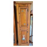 Kitchen Cabinet w/tole painting