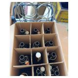 Tiabo glass beer bottles, wine bottle rack