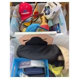 Cake mold, chalkboard, games, hats, glasses, misc