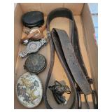 Belt, Buckles, Watch, Pocket Watch