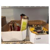 Electrical plugs, machine oil misc