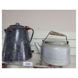 Enamelware Coffee Pot, Tea Kettle