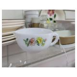 Vintage Fire King Cup w/spout, Bowls, Teacups, Soap Dish and Cup, Plant Pots, misc
