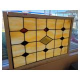 Stained Glass Window Piece 26 x 18
