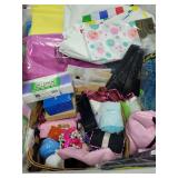 Cosmetic Items, Plastic Tablecloth, misc