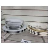 Vintage Imperial Rose China (Japan), Oxford (Brazil) Plates