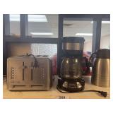 Cuisinart toaster , Hamilton beach coffee maker, carafe