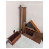 Wall shelf, flag holder, cd rack, wood shelf