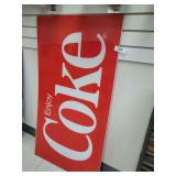 Plastic Coke Sign