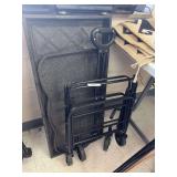 2 shoe trays  cart frame
