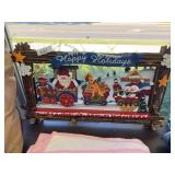 Happy Holidays twig wall hanging