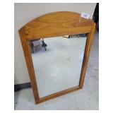 Wood Frame w/Mirror