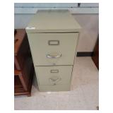 Metal 2-Drawer Filing Cabinet 15 x 31 x 26