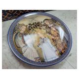 Bradford Exchange "Der Mittelpunkt", Rockwell Society "Tpy Maker", Bradford Exchange Davenport, Zolan "Christmas Kitten" Plates