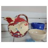 Ceramic Pitcher, Bowls