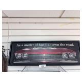 Automotive wall sign