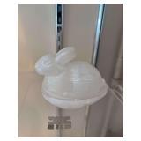 Rabbit on a nest