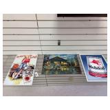 Modern tin advertising signs