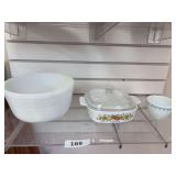 Mixing bowl, Corning cup, Corning ware dish