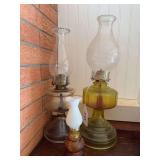 Vintage oil lamps