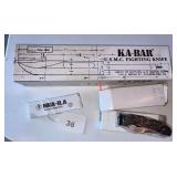 KaBar fighting Knife, 2 NRA knives , folding knife