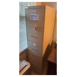 5 drawer metal file cabinet