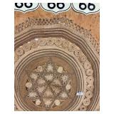 46” wicker wall hanging