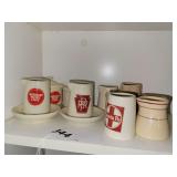 Collection of Stoneware Creamers