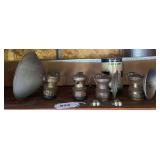 4 antique carbide lamps
