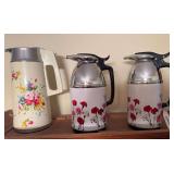 3 insulated coffee carafes